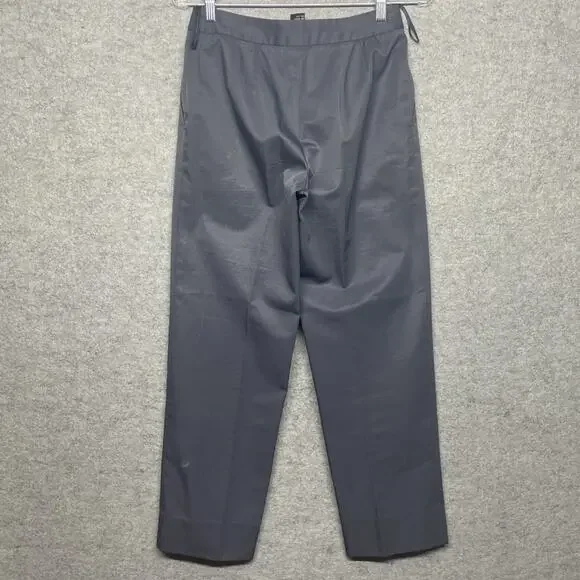 INC International Concepts Womens 2P Gray 2 pc Pant Suit Full Zip Jacket Career - Picture 11 of 13